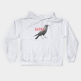 VINTAGE RAVEN GRAPHICS Kids Hoodie